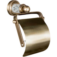 Держатель туалетной бумаги Boheme Murano Cristal 10901-CRST-BR с крышкой Бронза Держатель туалетной бумаги Boheme Murano Cristal 10901-CRST-BR с крышкой Бронза