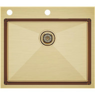 Кухонная мойка Paulmark Kroner-Edge 59 PM775951-BG Брашированное золото Кухонная мойка Paulmark Kroner-Edge 59 PM775951-BG Брашированное золото