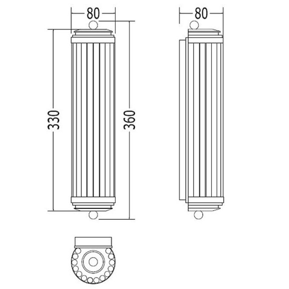Светильник Devon&Devon Chicago DECHICAGOCR/LD Хром