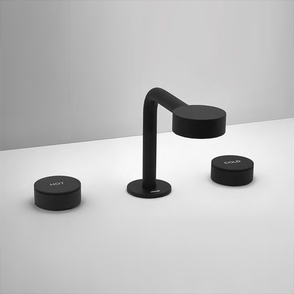 Смеситель для раковины Cisal Slim SM00102040 Черный матовый