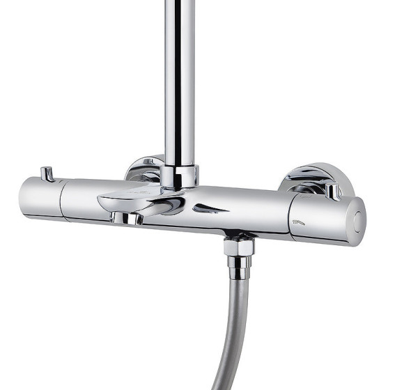 Душевая система Kaiser Cezar 05182 с термостатом Хром Душевая система Kaiser Cezar 05182 с термостатом Хром