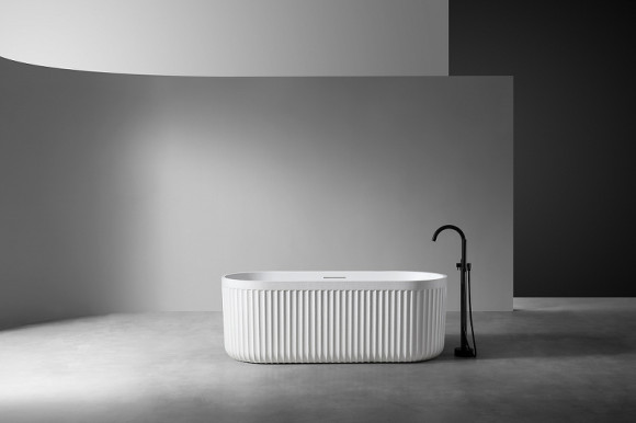 Ванна из искусственного камня Abber Stuttgart 170x75 AM9925 Белая матовая без гидромассажа Ванна из искусственного камня Abber Stuttgart 170x75 AM9925 Белая матовая без гидромассажа