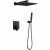 Душевая система ALMAes Leine TVZ-0810 Черная матовая
