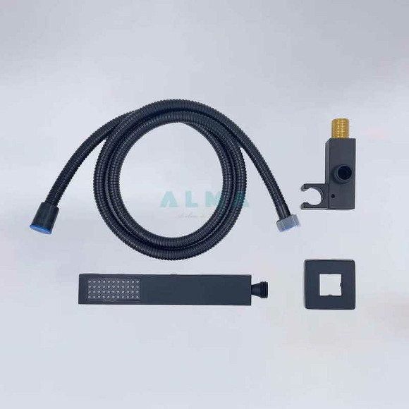 Душевая система ALMAes Leine TVZ-0810 Черная матовая Душевая система ALMAes Leine TVZ-0810 Черная матовая