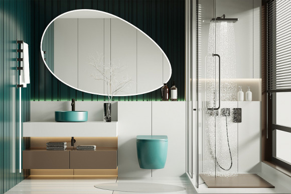 Унитаз Abber Bequem AC1101MBG подвесной Темно-зеленый матовый с сиденьем Микролифт Унитаз Abber Bequem AC1101MBG подвесной Темно-зеленый матовый с сиденьем Микролифт