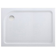 Акриловый поддон для душа BelBagno Tray L 100x80x15 TRAY-BB-AH-100/80-15-W-L Белый L с антискользящим покрытием
