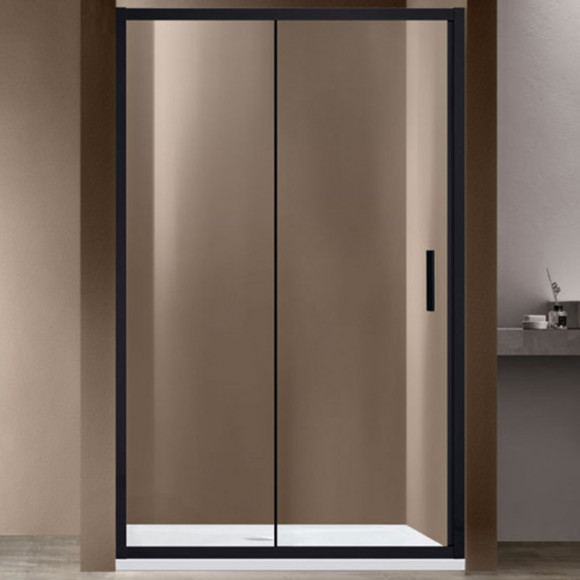 Душевая дверь Vincea Garda 130 VDS-1G130CLB профиль Черный стекло прозрачное Душевая дверь Vincea Garda 130 VDS-1G130CLB профиль Черный стекло прозрачное
