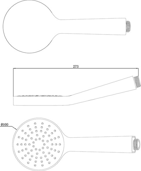 Ручной душ Ravak Flat S 960.00 X07P343 Хром Ручной душ Ravak Flat S 960.00 X07P343 Хром