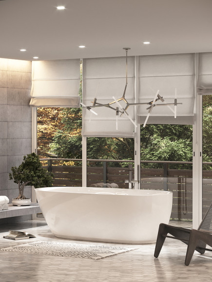 Акриловая ванна Sancos Single 180x85 FB07 без гидромассажа