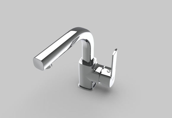 Смеситель для раковины GPD Pedra MTL160 Хром