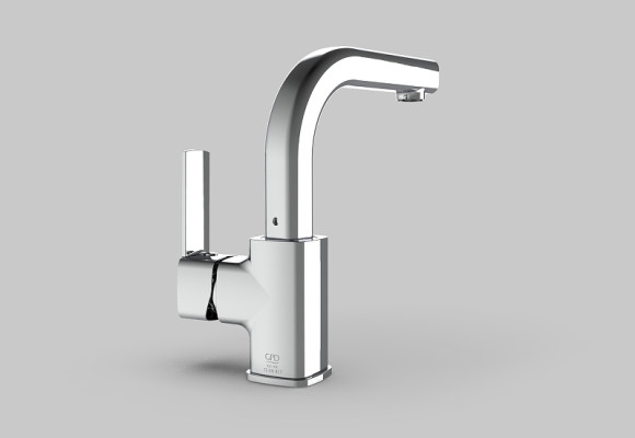 Смеситель для раковины GPD Pedra MTL160 Хром