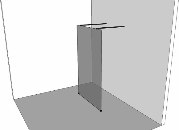 Душевая перегородка Allen Brau Infinity 2 120 3.21045.BBA профиль Черный браш стекло прозрачное Душевая перегородка Allen Brau Infinity 2 120 3.21045.BBA профиль Черный браш стекло прозрачное