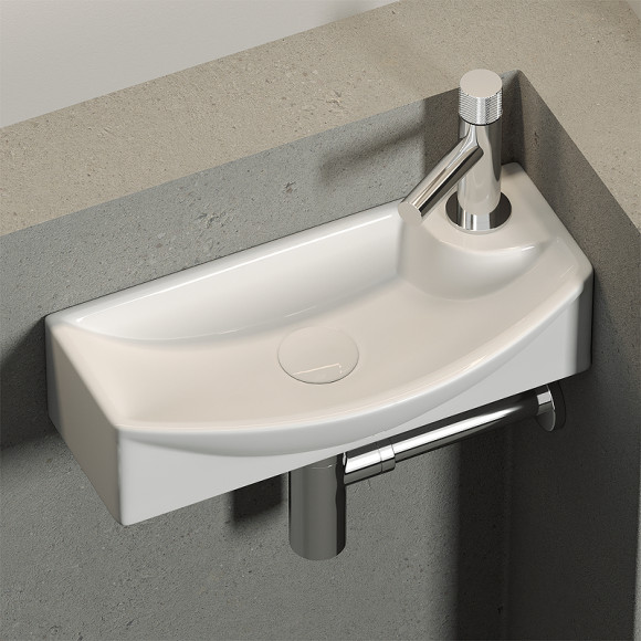 Раковина Ceramicanova Element 45 L CN6038L Белая Раковина Ceramicanova Element 45 L CN6038L Белая