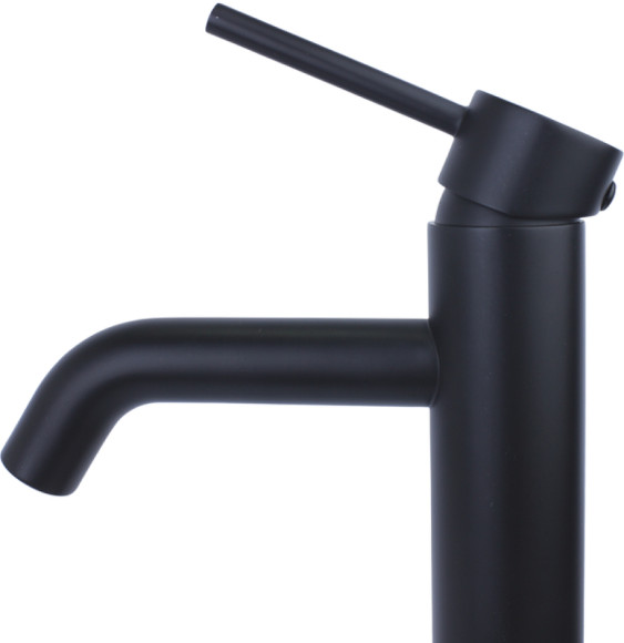 Смеситель для раковины Bronze de Luxe Scandi 1452B Черный матовый Смеситель для раковины Bronze de Luxe Scandi 1452B Черный матовый