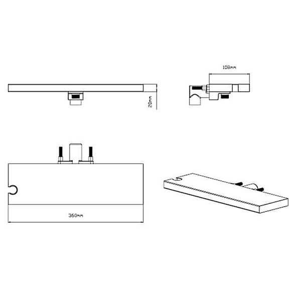 Душевая система Vincea Inspire VSFW-4I212RCH Хром