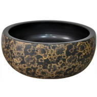 Раковина-чаша CeramaLux 41 J2030 Черная с декором