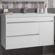 Тумба под раковину Opadiris Фреш 100 00-00007083 подвесная Белая Тумба под раковину Opadiris Фреш 100 00-00007083 подвесная Белая