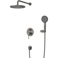 Душевая система Cezares Relax RELAX-DSET-GM Оружейная сталь