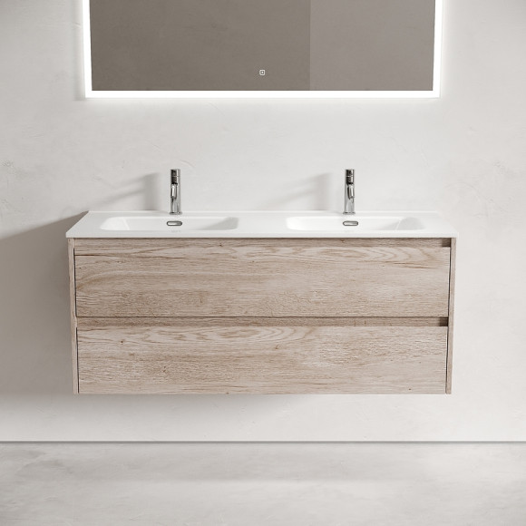 Тумба под раковину Sancos Libra 120 LB120-2EG подвесная Дуб галифакс натуральный