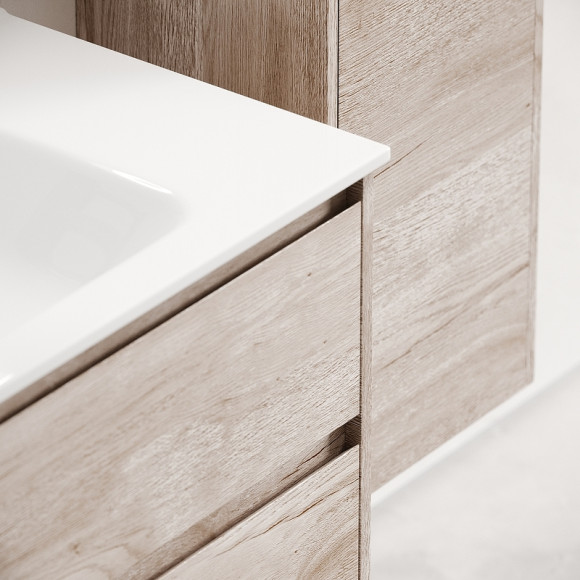 Тумба под раковину Sancos Libra 120 LB120-2EG подвесная Дуб галифакс натуральный