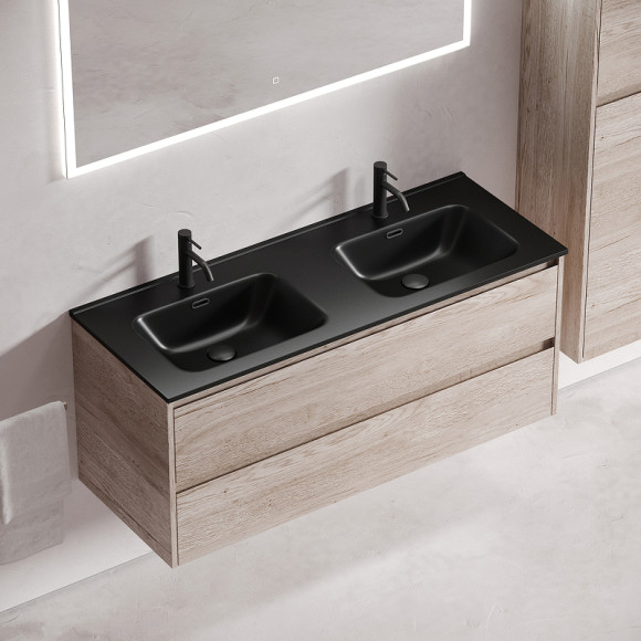 Тумба под раковину Sancos Libra 120 LB120-2EG подвесная Дуб галифакс натуральный