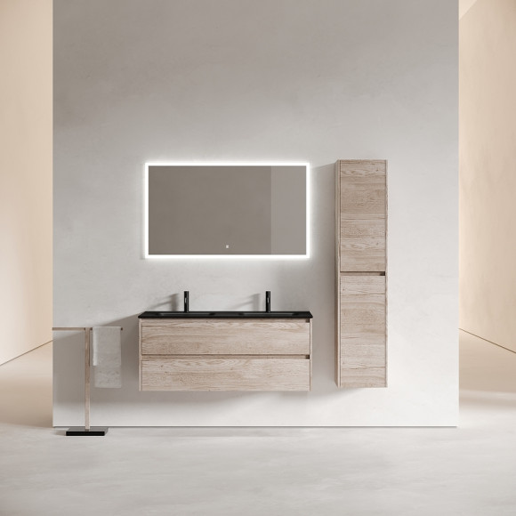 Тумба под раковину Sancos Libra 120 LB120-2EG подвесная Дуб галифакс натуральный