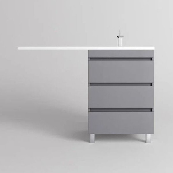 Тумба под раковину Style Line Даллас Леон 120 Люкс Plus СС-00002449 Серая Тумба под раковину Style Line Даллас Леон 120 Люкс Plus СС-00002449 Серая