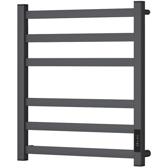 Электрический полотенцесушитель Point Меркурий PN83856GR П6 500x600 диммер справа Графит премиум Электрический полотенцесушитель Point Меркурий PN83856GR П6 500x600 диммер справа Графит премиум