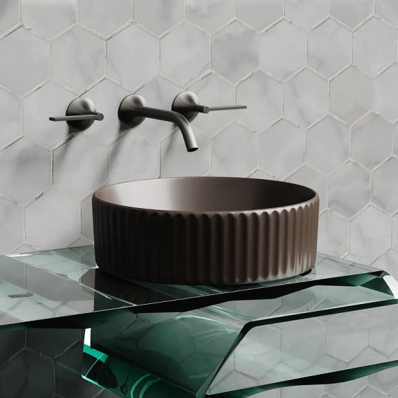 Раковина-чаша Ceramicanova Element 36 CN6057MDB Темно-коричневая матовая Раковина-чаша Ceramicanova Element 36 CN6057MDB Темно-коричневая матовая