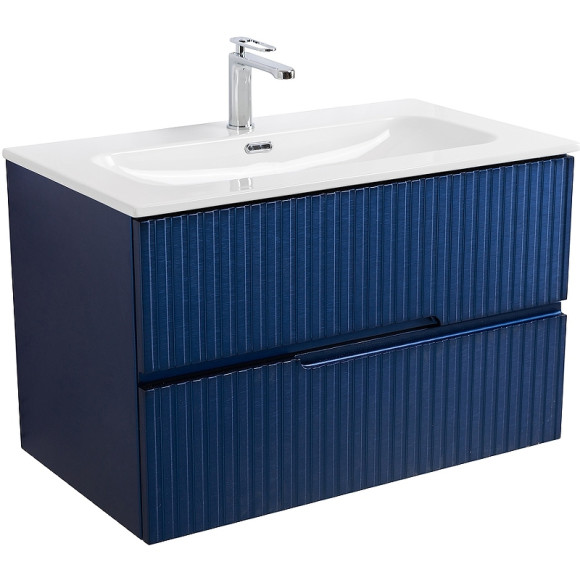 Тумба под раковину Cezares Duet-N 80 DUET-N-800-2C-SO-SPF-P подвесная Sapfiro