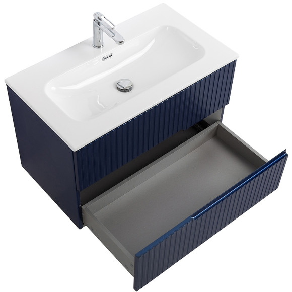 Тумба под раковину Cezares Duet-N 80 DUET-N-800-2C-SO-SPF-P подвесная Sapfiro