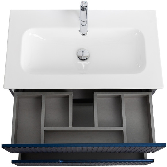 Тумба под раковину Cezares Duet-N 80 DUET-N-800-2C-SO-SPF-P подвесная Sapfiro