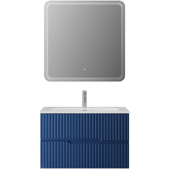 Тумба под раковину Cezares Duet-N 80 DUET-N-800-2C-SO-SPF-P подвесная Sapfiro