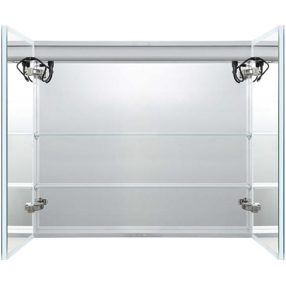 Зеркальный шкаф Aquatek 80 AQ7803B-MLC с подсветкой Хром Зеркальный шкаф Aquatek 80 AQ7803B-MLC с подсветкой Хром