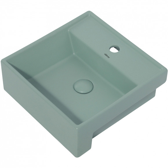 Раковина Abber Rechteck 41 AC2208MCG Светло-зеленая матовая