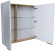 Зеркальный шкаф 1MarKa Gaula 80 У92513 White