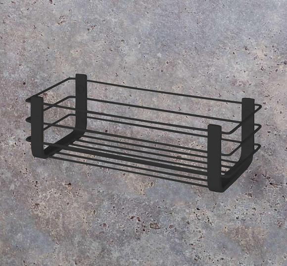 Полка корзина Colombo Design Angolare B9632.NM Черный матовый Полка корзина Colombo Design Angolare B9632.NM Черный матовый