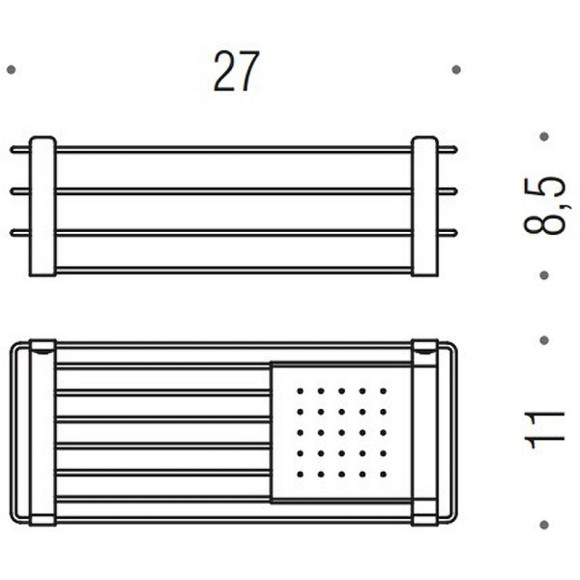 Полка корзина Colombo Design Angolare B9632.NM Черный матовый Полка корзина Colombo Design Angolare B9632.NM Черный матовый