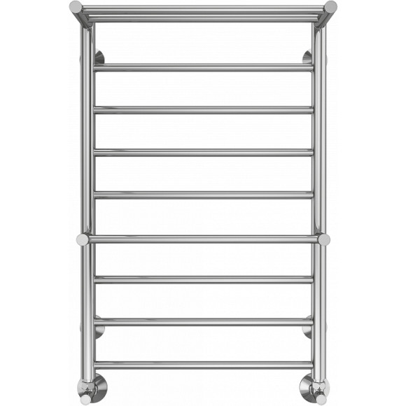 Водяной полотенцесушитель Terminus Анкона П8 500x800 4670078529978 с полкой Хром, нижнее подключение, G 1/2" ВР