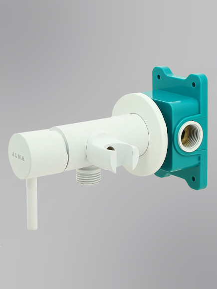 Гигиенический душ со смесителем ALMAes Benito AL-859-06 Белый Гигиенический душ со смесителем ALMAes Benito AL-859-06 Белый