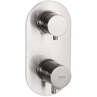 Смеситель для душа Remer Minimal Thermo NT92KBXV с термостатом Сталь Смеситель для душа Remer Minimal Thermo NT92KBXV с термостатом Сталь