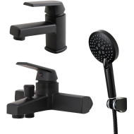 Комплект смесителей Orange OneLife P02-311b Черный