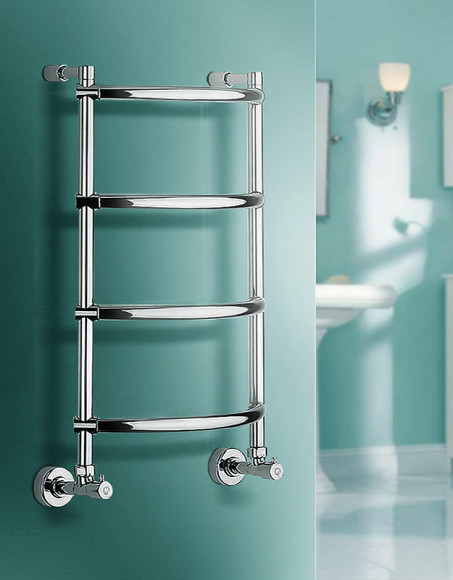 Водяной полотенцесушитель Margaroli Luna 432-4 4323704CRN Хром Водяной полотенцесушитель Margaroli Luna 432-4 4323704CRN Хром