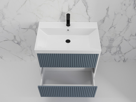 Тумба под раковину Style Line Стокгольм 70 ЛС-00002312 подвесная Графит софт Тумба под раковину Style Line Стокгольм 70 ЛС-00002312 подвесная Графит софт