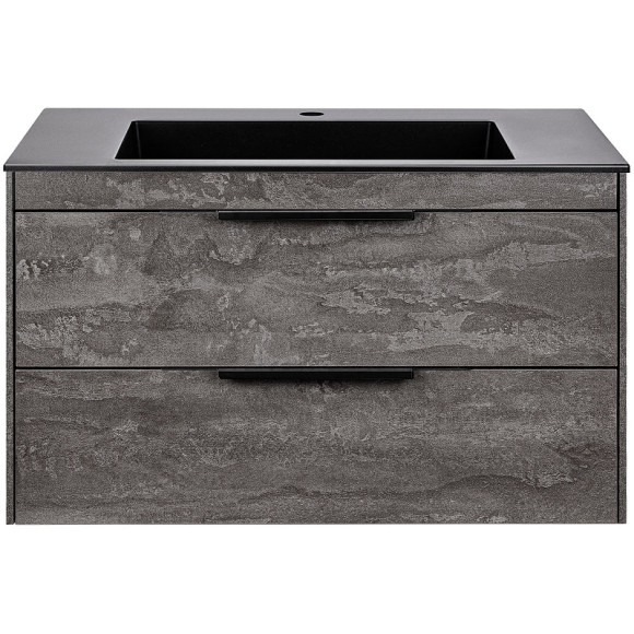 Тумба под раковину Vincea Chiara 2D 80 VMC-2C2800GS подвесная G.Stone Тумба под раковину Vincea Chiara 2D 80 VMC-2C2800GS подвесная G.Stone