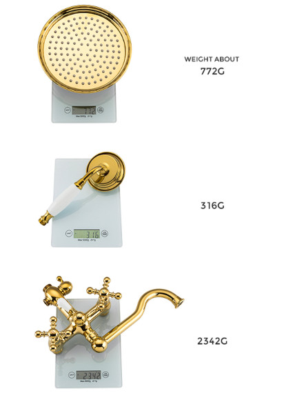 Душевая система Gappo G89-6 G2489-6 Золото