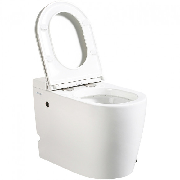 Унитаз Abber Bequem AC1114P приставной с сиденьем Микролифт Унитаз Abber Bequem AC1114P приставной с сиденьем Микролифт