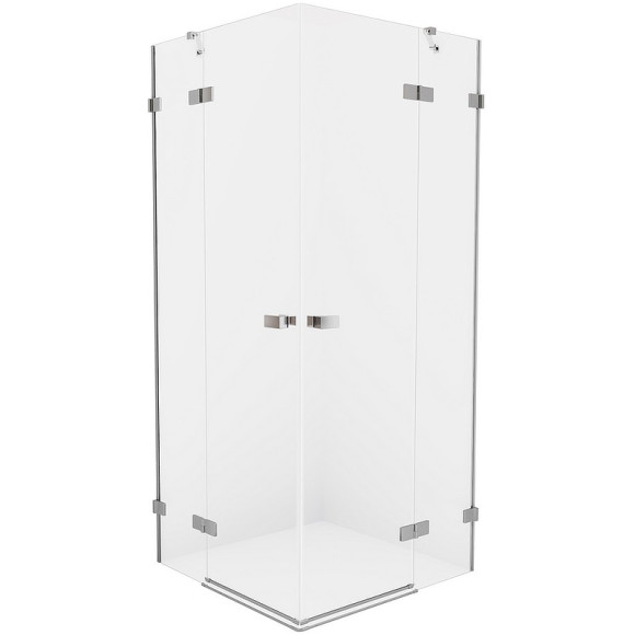 Душевой уголок New Trendy Avexa Chrome 90х90 EXK-1521 профиль Хром стекло прозрачное