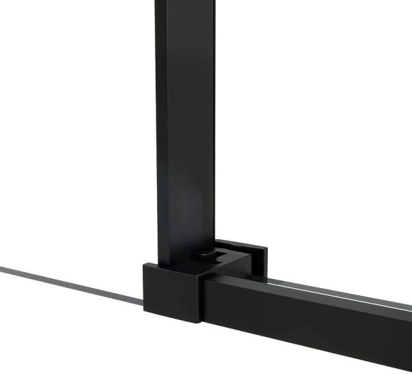 Душевой уголок Vincea Slim Soft 150x100 VSR-1SS1015CLB профиль Черный стекло прозрачное