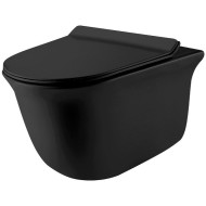 Унитаз Grossman GR-4412BMS подвесной Черный матовый с сиденьем Микролифт